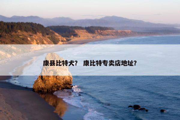 康县比特犬？ 康比特专卖店地址？