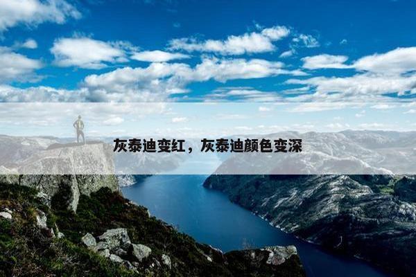 灰泰迪变红，灰泰迪颜色变深