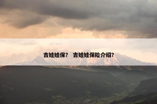 吉娃娃保？ 吉娃娃保险介绍？