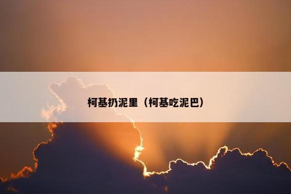 柯基扔泥里（柯基吃泥巴）