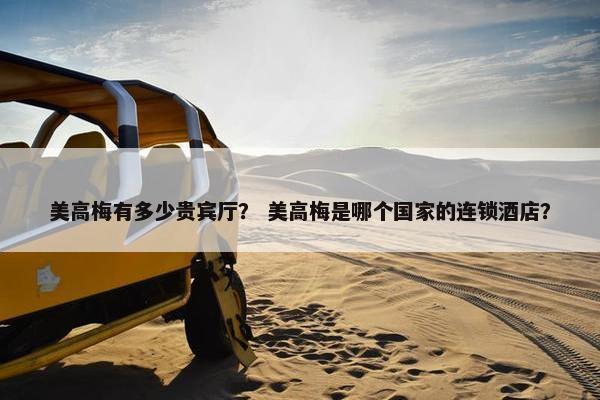 美高梅有多少贵宾厅？ 美高梅是哪个国家的连锁酒店？