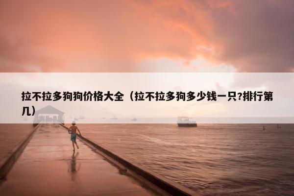 拉不拉多狗狗价格大全（拉不拉多狗多少钱一只?排行第几）