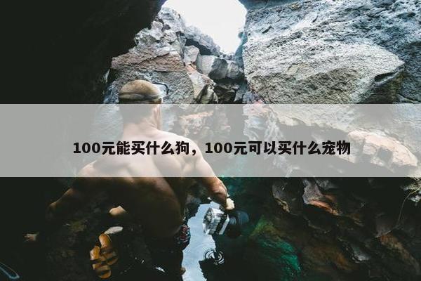 100元能买什么狗，100元可以买什么宠物