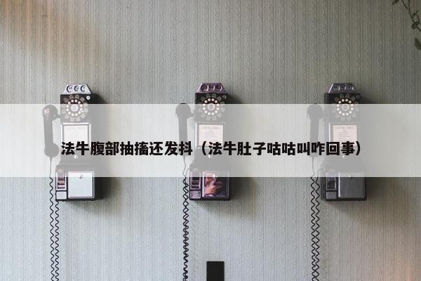 法牛腹部抽搐还发抖(法牛肚子咕咕叫咋回事)