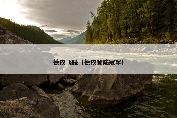 德牧飞跃（德牧登陆冠军）