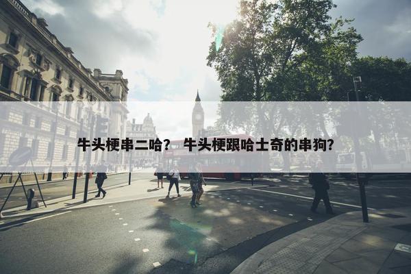 牛头梗串二哈？ 牛头梗跟哈士奇的串狗？