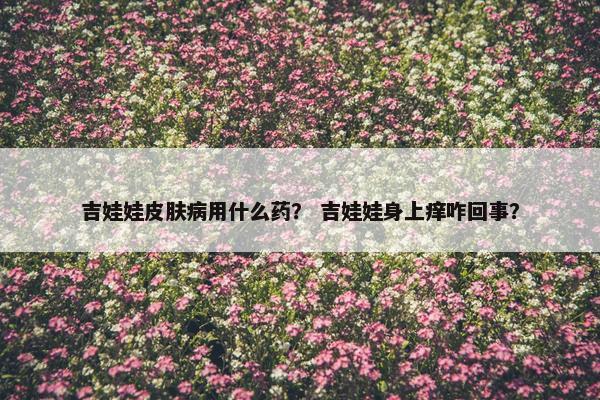 吉娃娃皮肤病用什么药？ 吉娃娃身上痒咋回事？