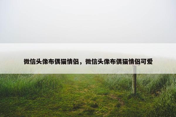 微信头像布偶猫情侣，微信头像布偶猫情侣可爱