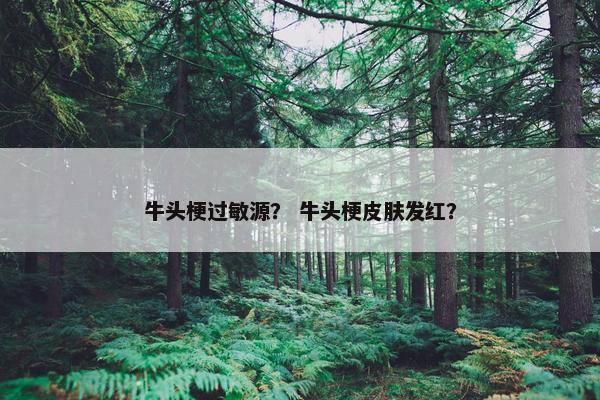 牛头梗过敏源？ 牛头梗皮肤发红？