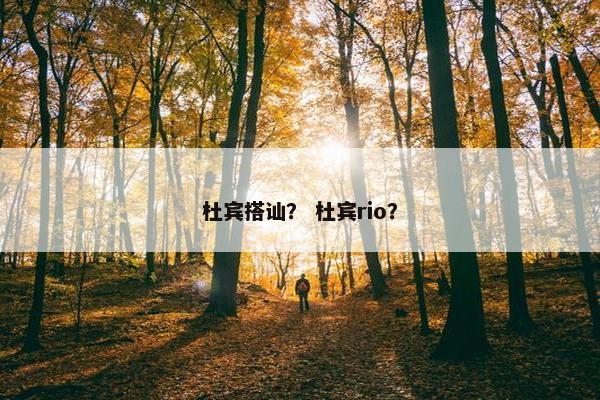 杜宾搭讪？ 杜宾rio？