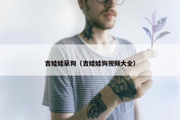 吉娃娃草狗（吉娃娃狗视频大全）