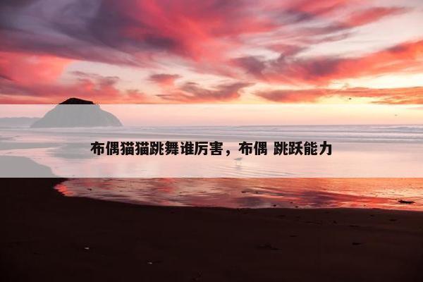 布偶猫猫跳舞谁厉害，布偶 跳跃能力