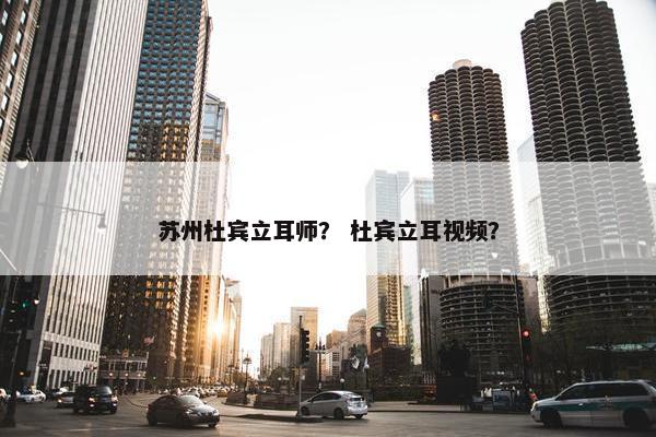 苏州杜宾立耳师？ 杜宾立耳视频？