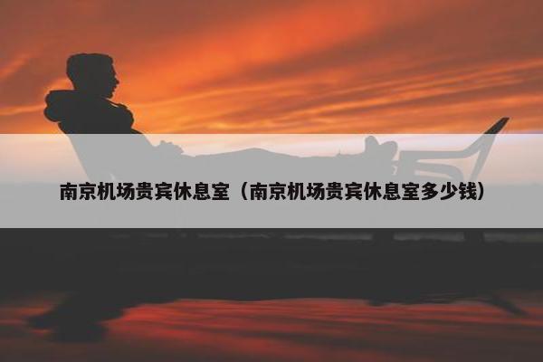 南京机场贵宾休息室（南京机场贵宾休息室多少钱）