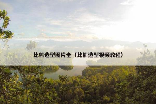 比熊造型图片全(比熊造型视频教程)