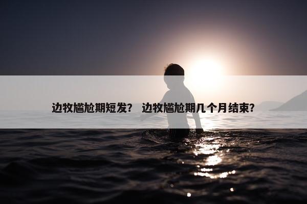 边牧尴尬期短发？ 边牧尴尬期几个月结束？