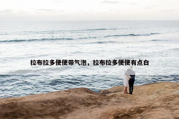 拉布拉多便便带气泡，拉布拉多便便有点白