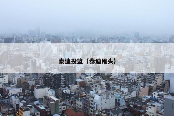 泰迪投篮（泰迪甩头）