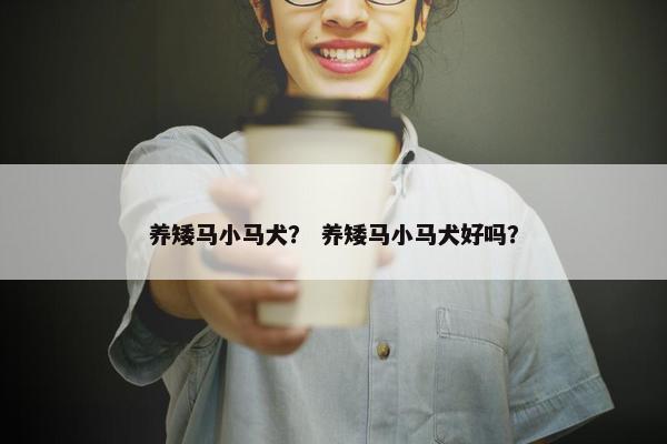 养矮马小马犬？ 养矮马小马犬好吗？