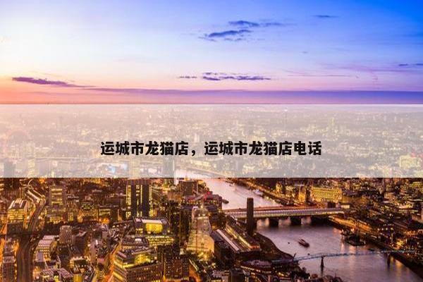 运城市龙猫店，运城市龙猫店电话