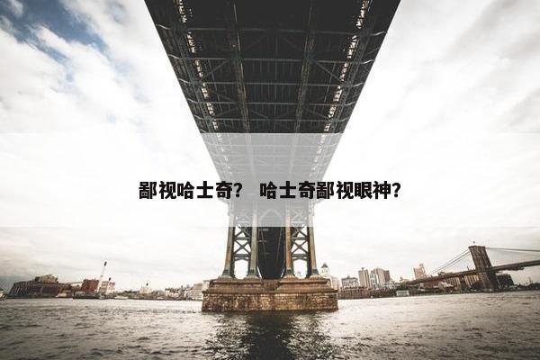 鄙视哈士奇？ 哈士奇鄙视眼神？