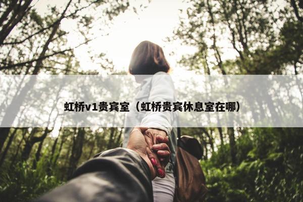 虹桥v1贵宾室(虹桥贵宾休息室在哪)