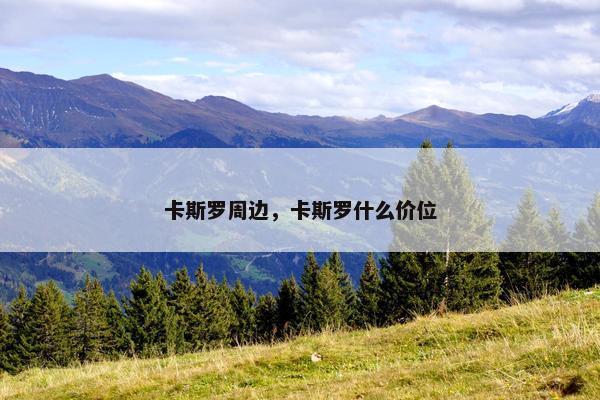 卡斯罗周边，卡斯罗什么价位