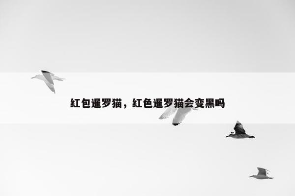 红包暹罗猫，红色暹罗猫会变黑吗
