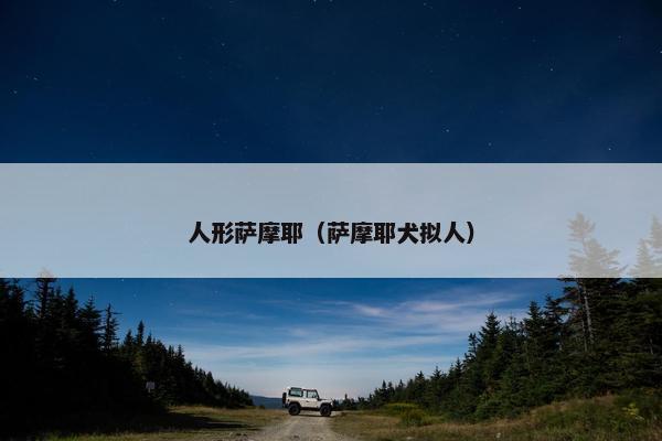 人形萨摩耶（萨摩耶犬拟人）