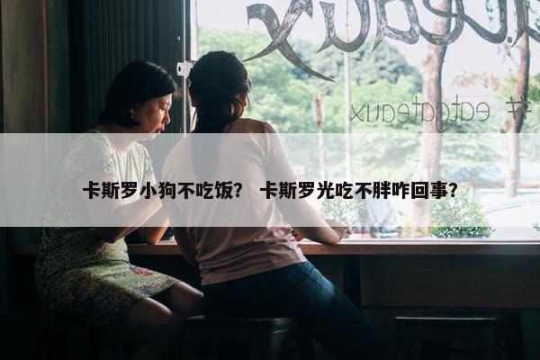卡斯罗小狗不吃饭？ 卡斯罗光吃不胖咋回事？