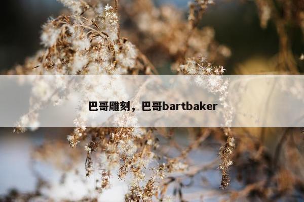 巴哥雕刻，巴哥bartbaker