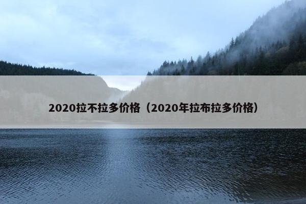 2020拉不拉多价格（2020年拉布拉多价格）