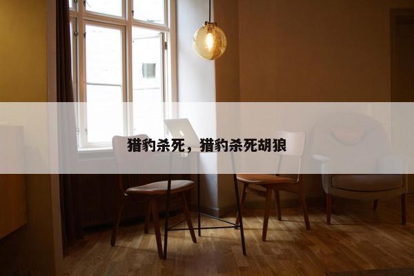 猎豹杀死,猎豹杀死胡狼