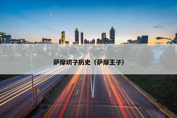 萨摩切子历史（萨摩王子）