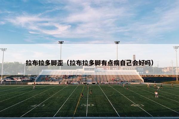 拉布拉多脚歪（拉布拉多脚有点瘸自己会好吗）