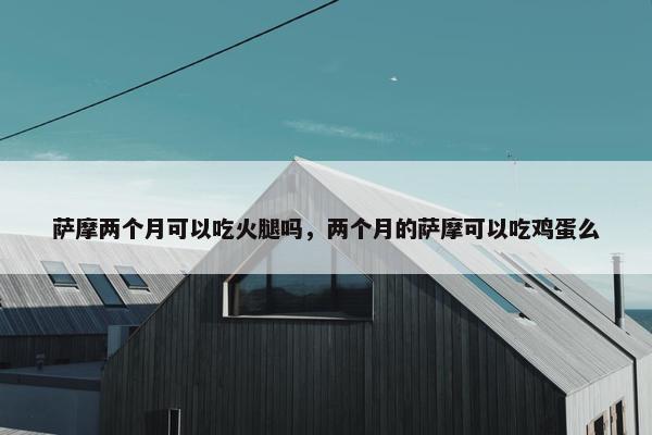 萨摩两个月可以吃火腿吗，两个月的萨摩可以吃鸡蛋么