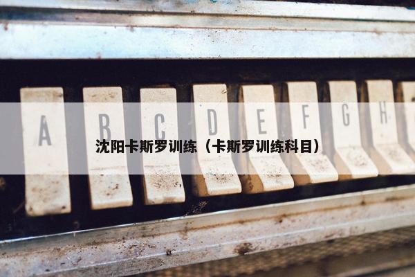沈阳卡斯罗训练（卡斯罗训练科目）