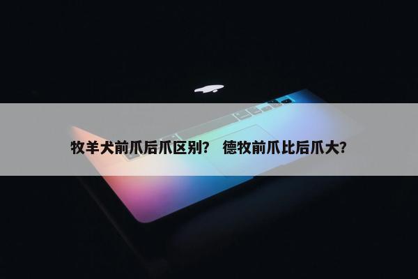 牧羊犬前爪后爪区别？ 德牧前爪比后爪大？