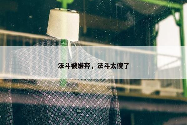 法斗被嫌弃，法斗太傻了