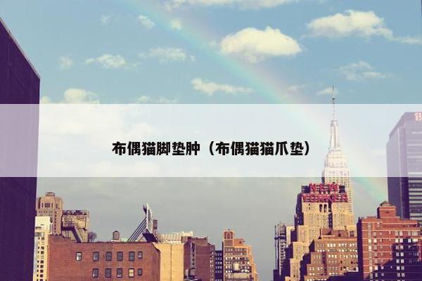 布偶猫脚垫肿（布偶猫猫爪垫）
