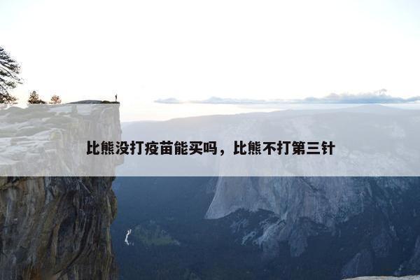 比熊没打疫苗能买吗，比熊不打第三针