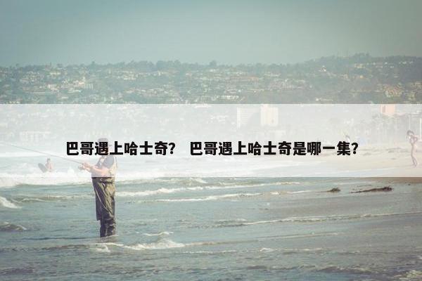 巴哥遇上哈士奇? 巴哥遇上哈士奇是哪一集?