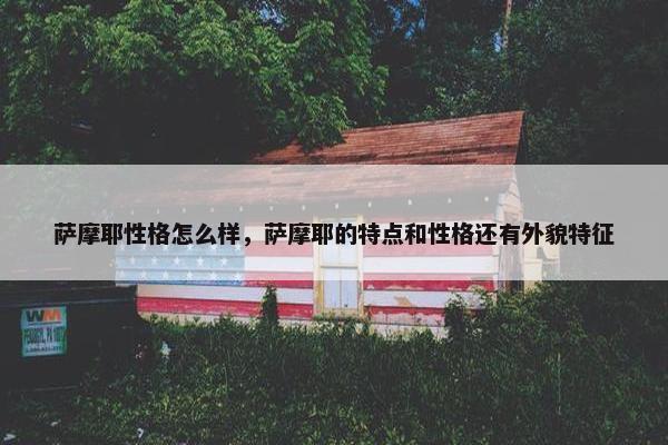 萨摩耶性格怎么样,萨摩耶的特点和性格还有外貌特征