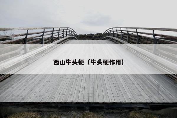 西山牛头梗（牛头梗作用）