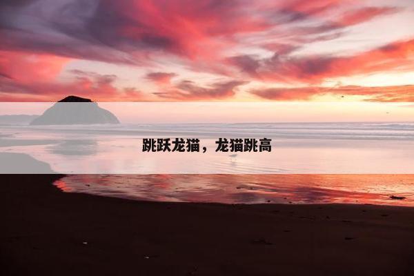 跳跃龙猫，龙猫跳高