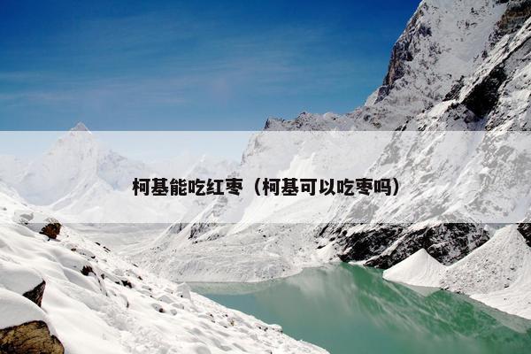 柯基能吃红枣（柯基可以吃枣吗）