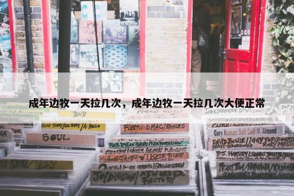 成年边牧一天拉几次，成年边牧一天拉几次大便正常