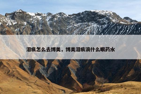 泪痕怎么去博美，博美泪痕滴什么眼药水