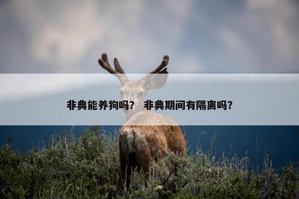 非典能养狗吗？ 非典期间有隔离吗？