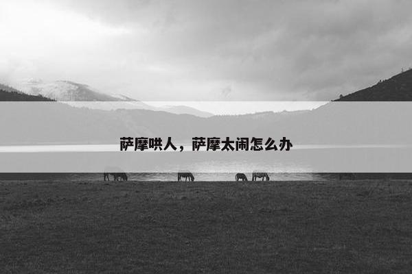 萨摩哄人,萨摩太闹怎么办